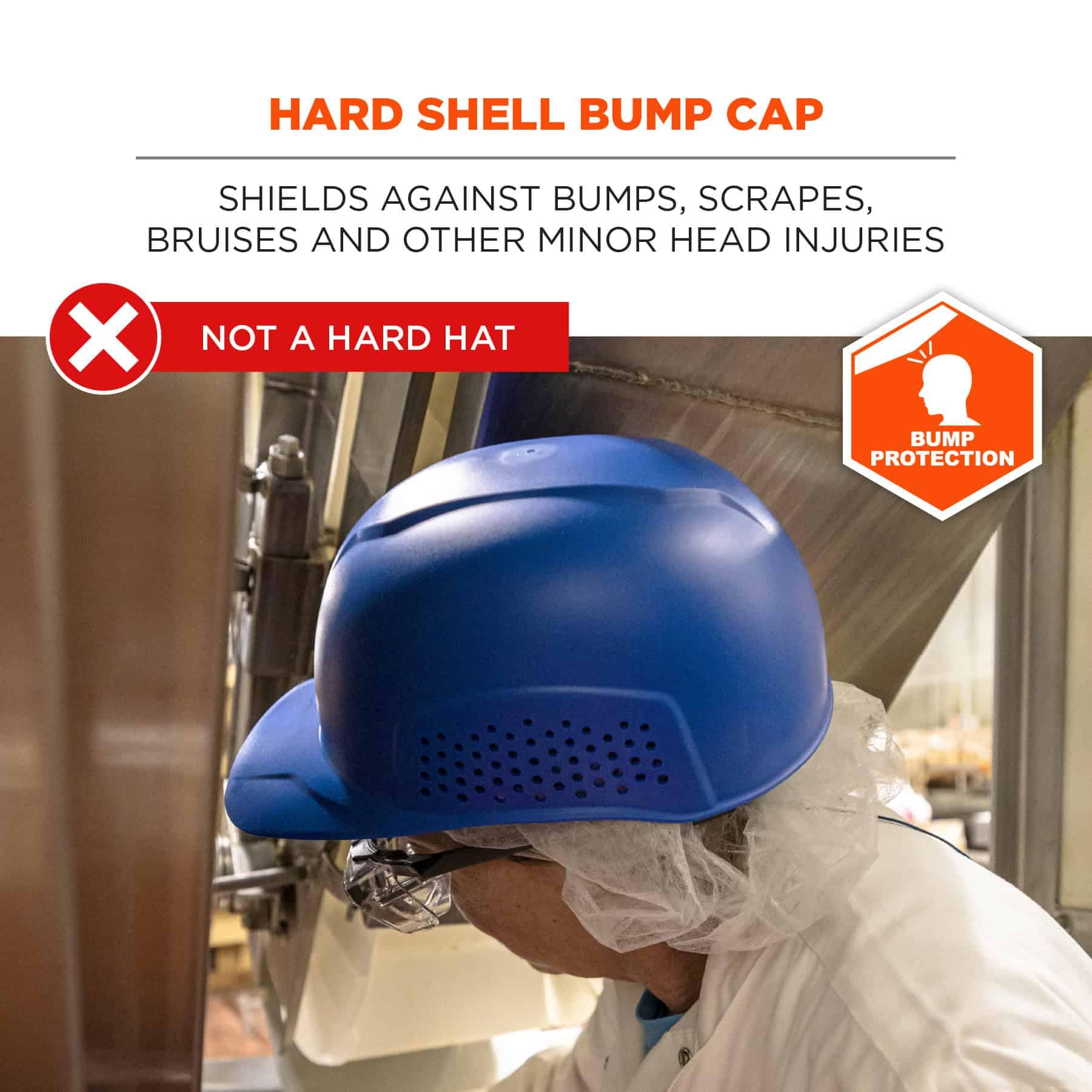 ●SIR BUMPIN Ergodyne Skullerz 8951 Vented Hard Shell Bump Cap with
